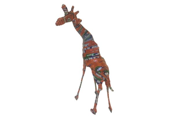 Giraffe-Recycled Tin Can