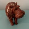 Hippo Sitting -Red Marble