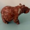 Hippo Sitting -Red Marble